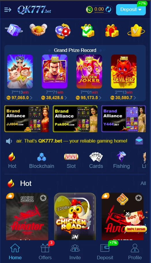 QK777 App