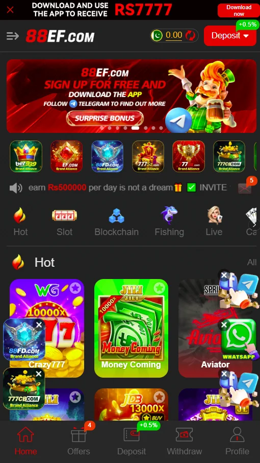 88EF Game App