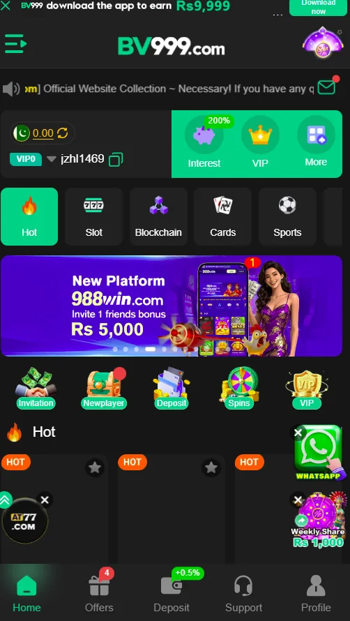 BV999 Game App
