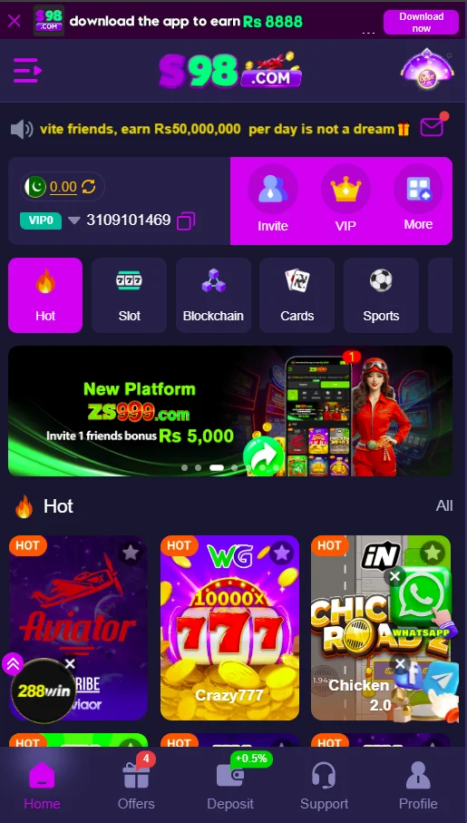 S98 Game App