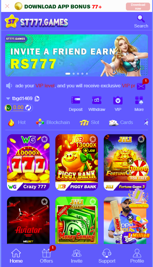 ST777 Game App