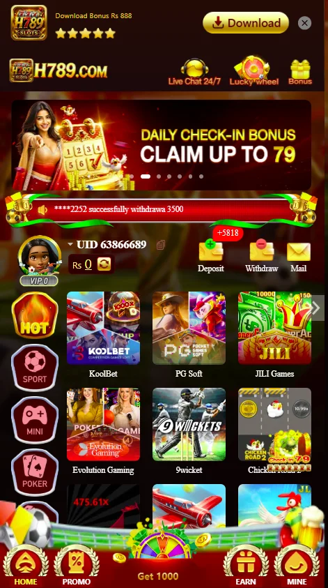 H789 Game App
