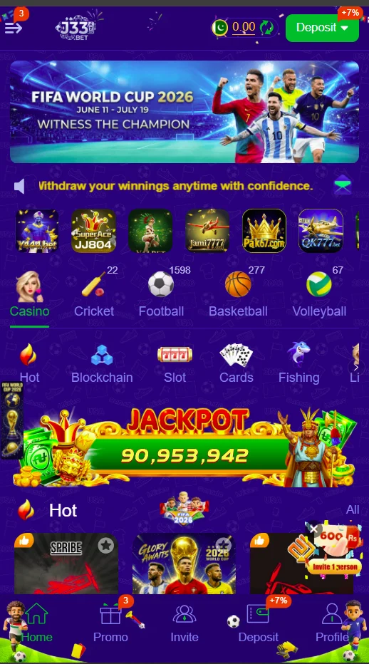 J33 Bet Game App