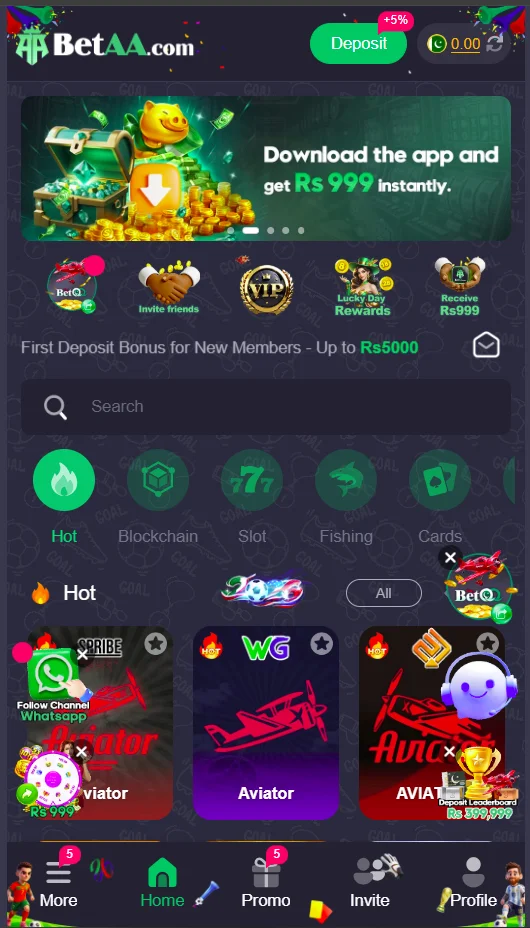 BetAA Game App