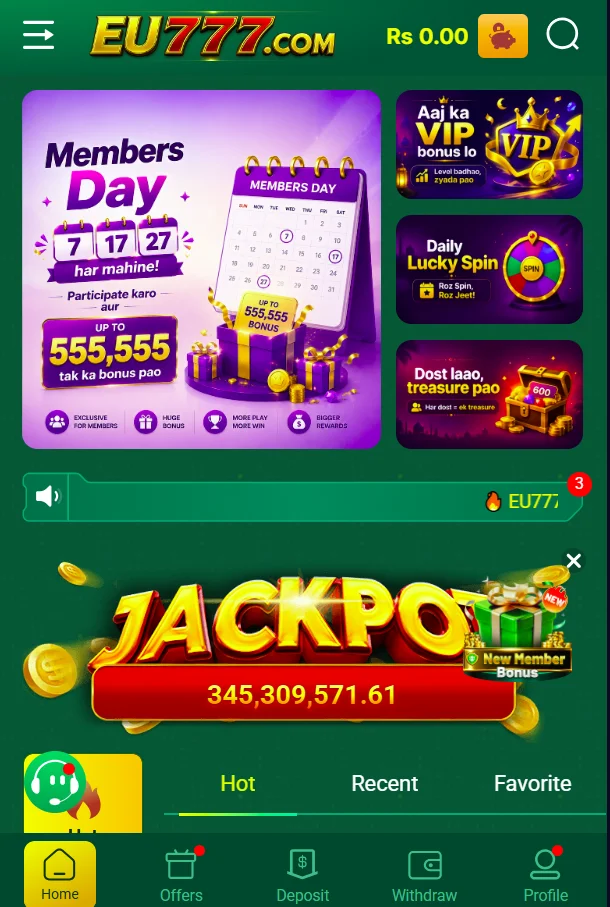 EU777 Game App