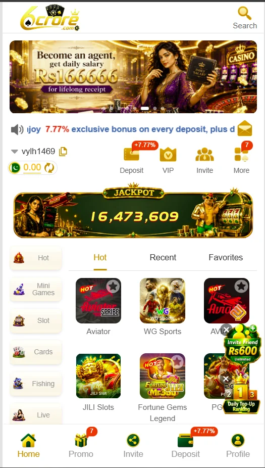 6crore Game App